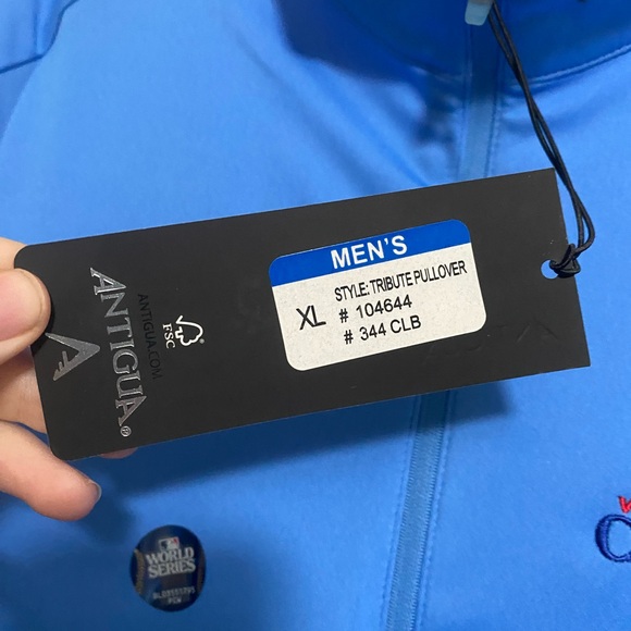 Texas Rangers World Series Antigua Quarter Zip Pullover - Picture 5 of 5